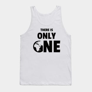 There is Only One Planet (black version) Tank Top